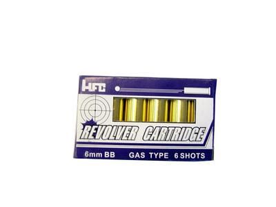 6 bossoli per pistola HG132/HG133 (hfc)