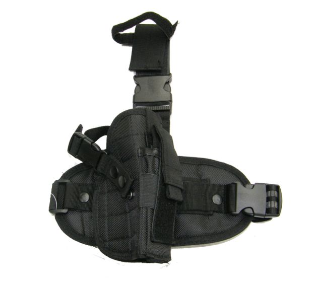 Black cordura thigh holster 