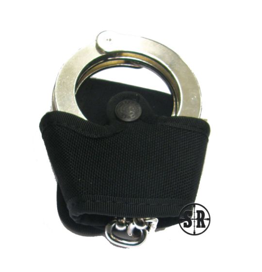 Black open cordura handcuffs case 