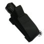 Adjustable cordura flashlight holder black 