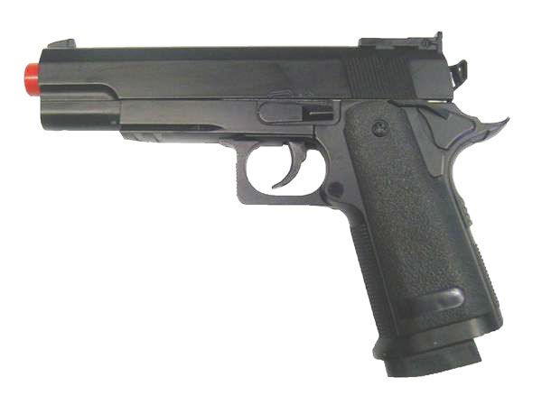 Pistola a molla 1911 nera pesante