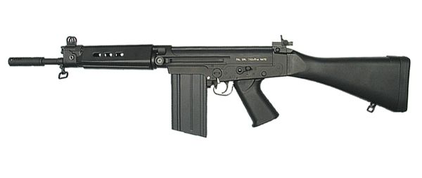 Fn Fal short custom full metal scarrellante nero (cybergun)