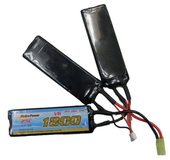 11.1v 1800mah 25c lipo battery 3 cells