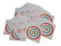 Coloured cardboard targets x 50