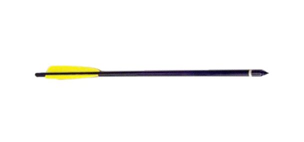 Arrow for crossbow from 18" black