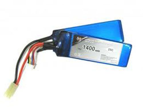 Ab po4 9.9v 1400mah 25c life battery 2 cells  