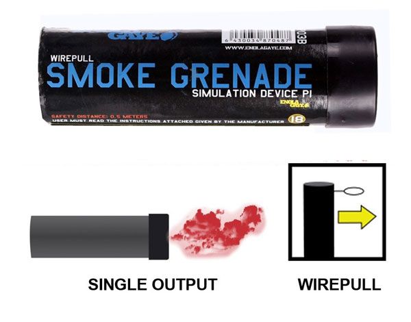 Smoke bomb blue enola gaye