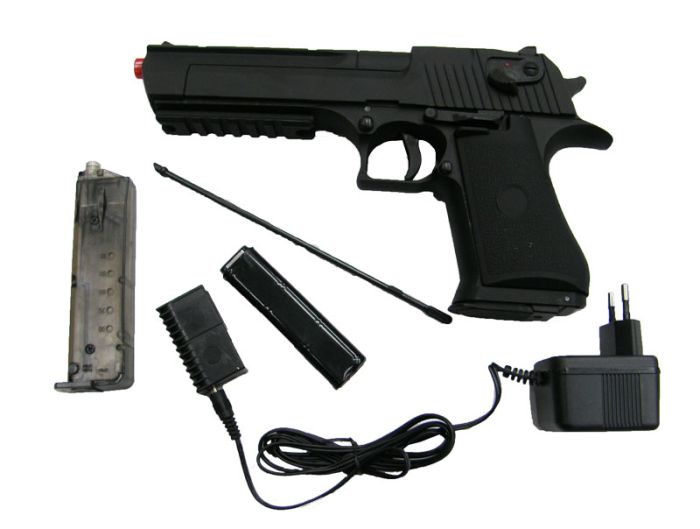 Pistola elettrica professionale gearbox in metallo Desert Eagle Nero Cyma (CM121)