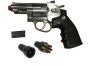 Revolver co2 silver model c708s metal slide