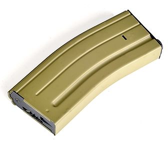 Vfc hi-cap 300rd m4/m16/scar-l magazine tan 