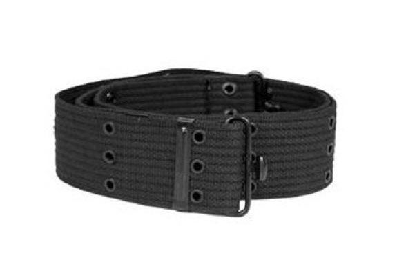 Tactical cordura belt with stop black mil-tec