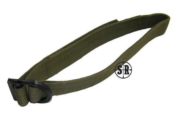 Green belt with metal buckle  