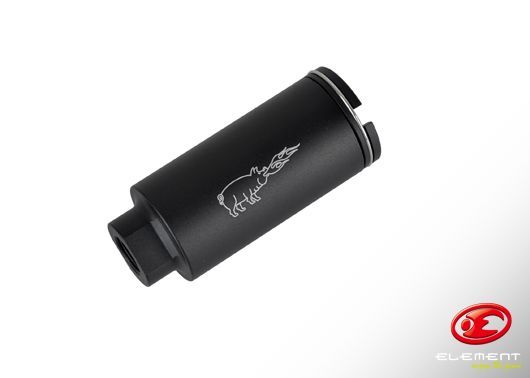 Spegnifiamma per M4/M16  medio nero close killer style