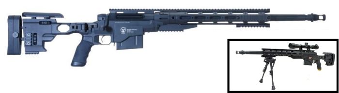Ares ms338 sniper rifle black