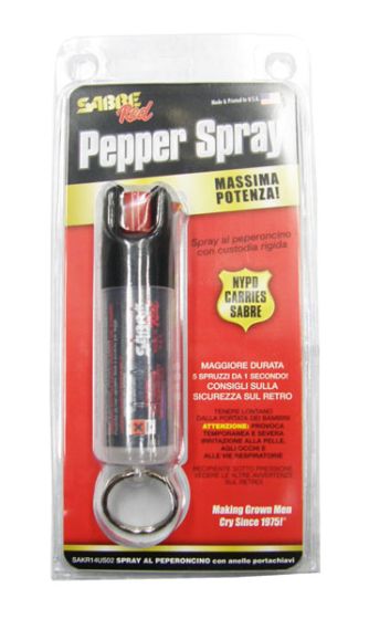 Spray antiaggressione 5 spruzzi da 1 secondo