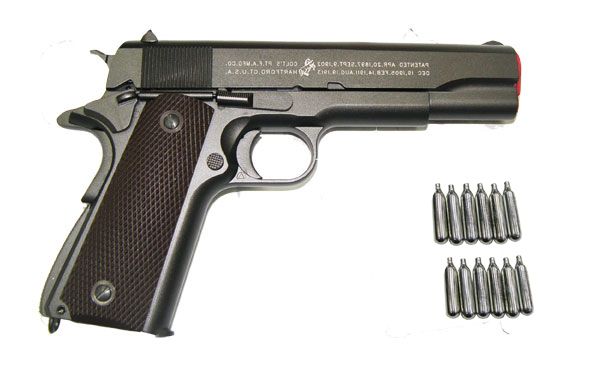 Colt modello 1911 a1 anniversary+10 ricariche co2