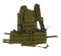 Gilet tattico cyber Verde 7 tasche e portacamelback