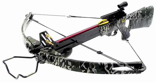 Balestra a fucile 150 libbre new model black camo