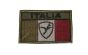 Italian flag patch 7,5x4,5