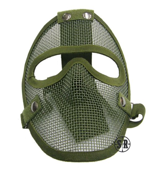 Protezione facciale in rete metallica Verde
