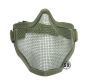 Protezione mezzo viso in rete metallica (verde)