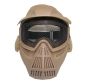 Softair mesh mask tan