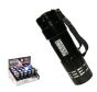 Pocket 9 led swiss arms metal flashlight black