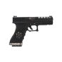 Pistola a Gas Glock 17 HEX-cut Alleggerita - Nera - AW Custom (110728)