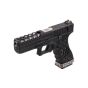 Pistola a Gas Glock 17 HEX-cut Alleggerita - Nera - AW Custom (110728)