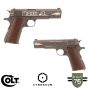 Co2 Pistol M1911A1 D-Day (Parkerized) - Full Metal with Original Logos - Colt by Cybergun (180575)
