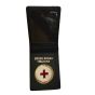 Portafoglio e portatessera in pelle con porta placca ""roce Rossa"" estraibile Vega Holster (1WE08N)