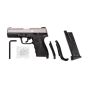 Pistola PT24/7 a CO2 - Dual Tone Silver e Nera - Scarrellante - 19 BBs - Taurus By CyberGun (210528)