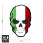 Patch 3D PVC with Velcro Skull Italy 101 Inc.(444130-5006)