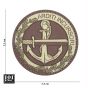 Patch 3D PVC con Velcro Arditi Incursori Marrone/Tan 101 INC (444130-5380)