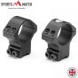 Attacchi Alti Stretti 1" 12mm Diametro 25mm Rinforzati SPORTSMATCH 