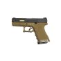 Glock G19 series FORCE T2 Custom green gas pistol WE