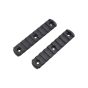9 slot standard 20mm metal rails black - 2 pieces  Classic Army