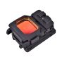 Red Dot Punto Rosso con Funziona Flip-Up - Nero - Aimo