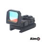 Red Dot Punto Rosso con Funziona Flip-Up - Nero - Aimo