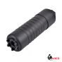 Silenziatore per serie ares m45 - nero - full metal - ares (ar-sil09b)