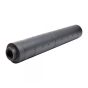 Silenziatore con interno Fonoassorbente - Nero - Alluminio - 190 mm - Big Dragon (BD-0446)