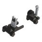 Big  Dragon  foldable  front and rear sights  set black color 
