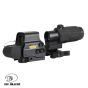 Compact Red Dot with 3x Black Big Dragon Magnifier
