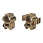 Attacchi per Ottica - Diametro 30 mm - Alluminio - Tan - Big Dragon (BD-9168B)