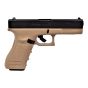Blank pistol Glock 17 Cal. 8 mm - Black / Tan - Bruni (BR-1400BT)