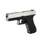 Model glock 17  nikel blank 9 mm