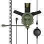 Cuffia bowman + PTT icom midland ATTACCO KENWOOD