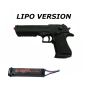 Pistola elettrica professionale gearbox in metallo Desert Eagle con Baterria LIPO Nero Cyma (CM121BLIPO)