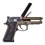 Pistola Elettrica 92 A1 con MOSFET - Tan - Batteria lipo  + Carica Batteria - CYMA (CM132UP)
