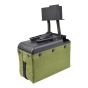 Electric magazine 2000 rounds for M249  Green BATTLEAXE